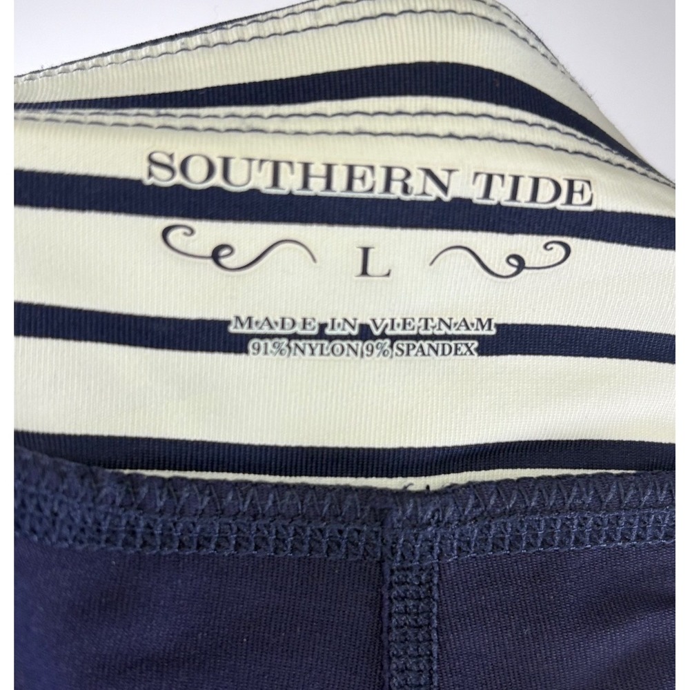Southern Tide Women's Kaitlyn Athletic Skort Navy White Striped Sz Lg - Picture 5 of 9
